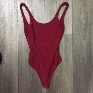 Maroon Bodysuit